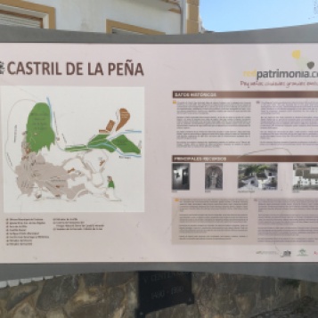 Cartel informativo de Castril