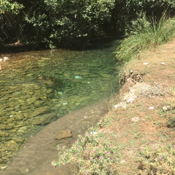 Zona de baño cerca del nacimiento del Río Castril